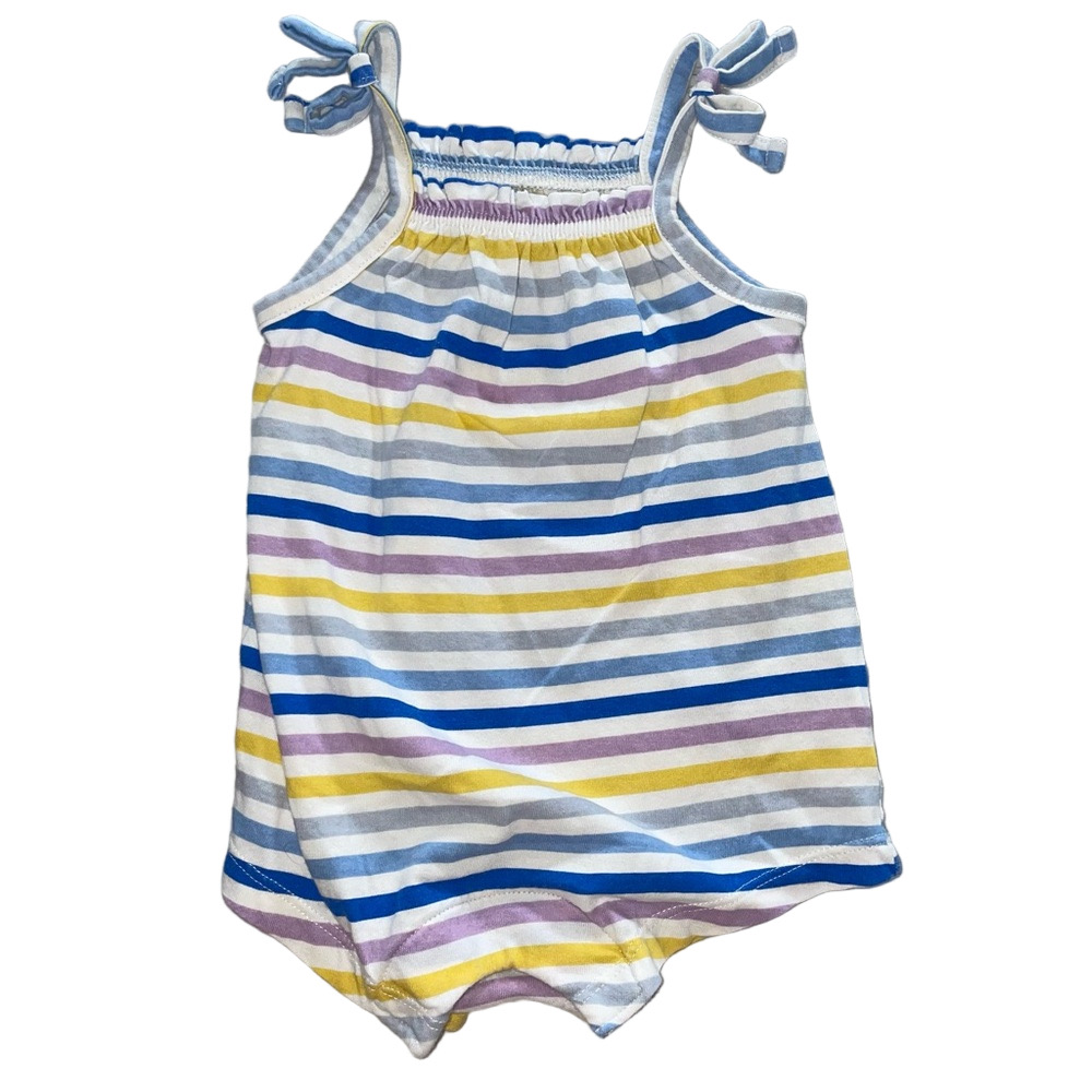 ⭐Old Navy Baby Girls Striped Summer Romper 0-3M⭐